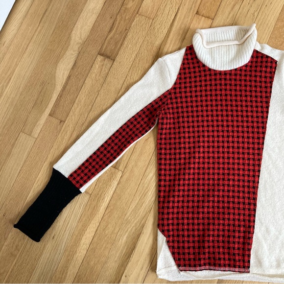 3.1 Phillip Lim Ladies Collage Wool Blend Turtle Neck Sweater Size XS - Picture 5 of 11